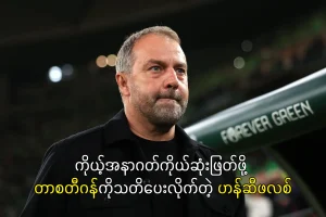 တာစတီဂန်ကိုသတိပေးလိုက်တဲ့ ဟန်ဆီဖလစ်